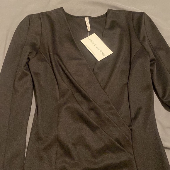 Naked Wardrobe Black Dress NWT - Picture 2 of 2